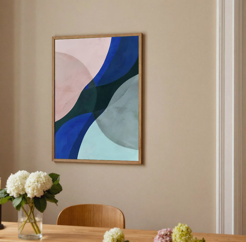 Lámina de arte abstracto geométrico moderno