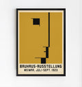 Lámina de exposición Bauhaus geométrica minimalista