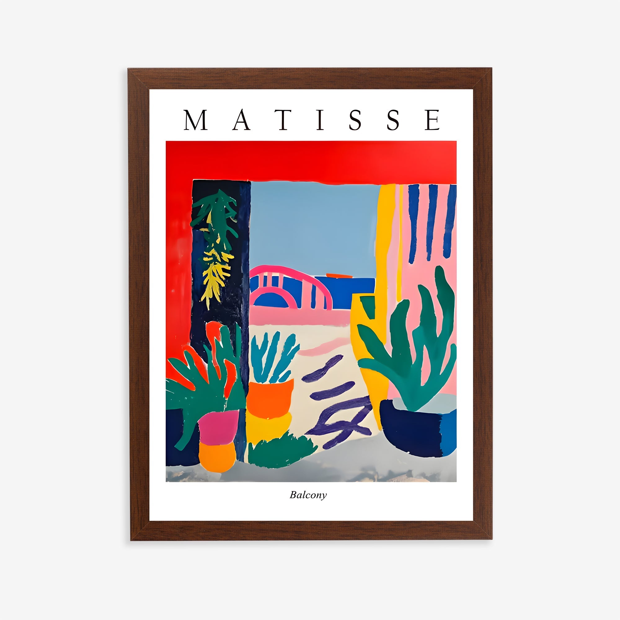Obra de plantas de interior inspirada en Henri Matisse