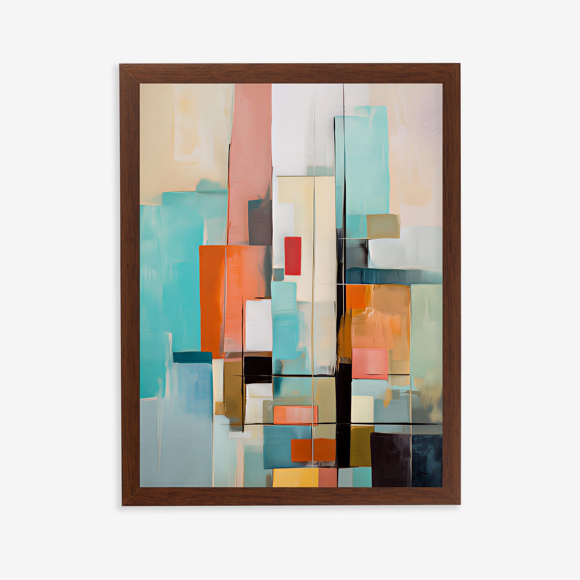 Lámina de arte abstracto geométrico
