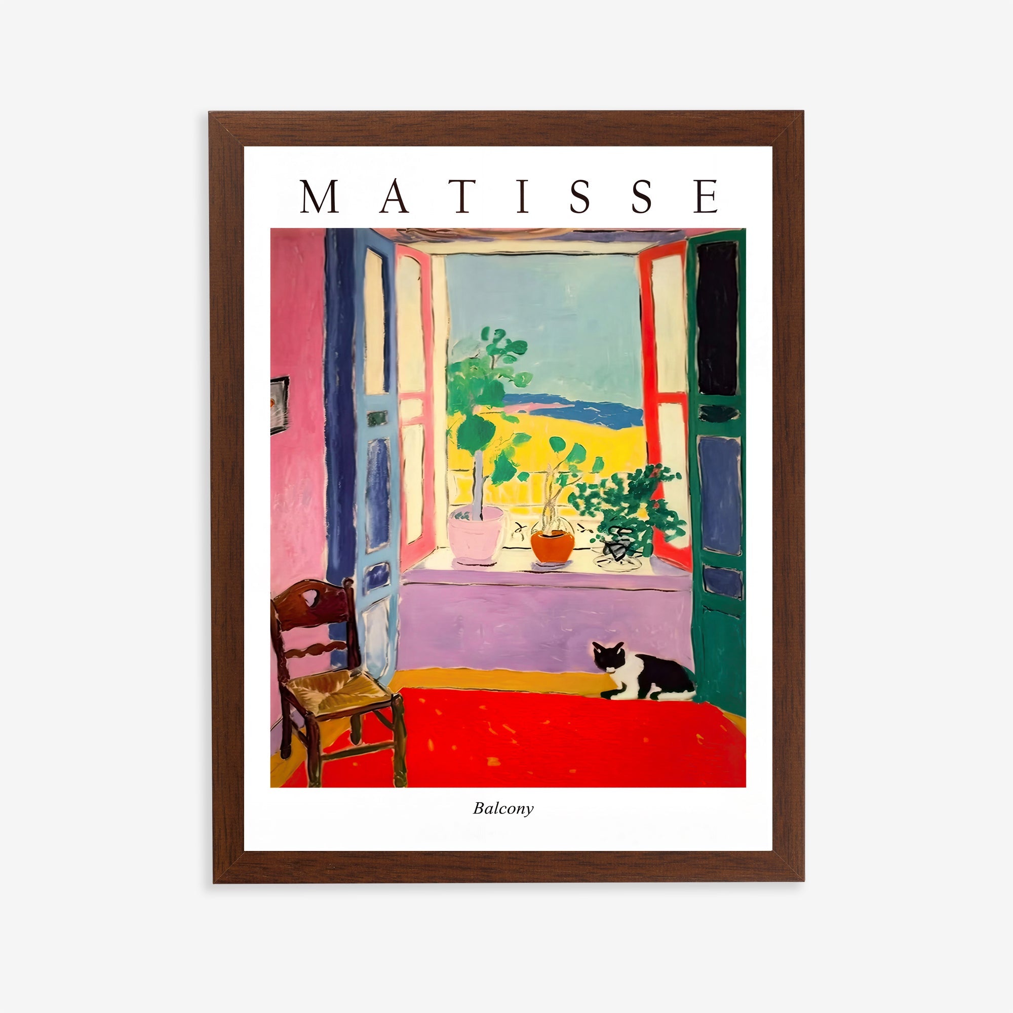 Lámina de balcón al estilo Matisse