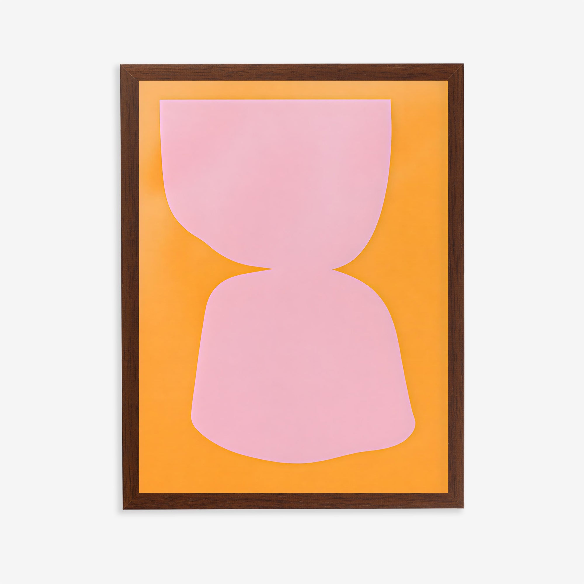 Póster de arte abstracto moderno en tonos pastel