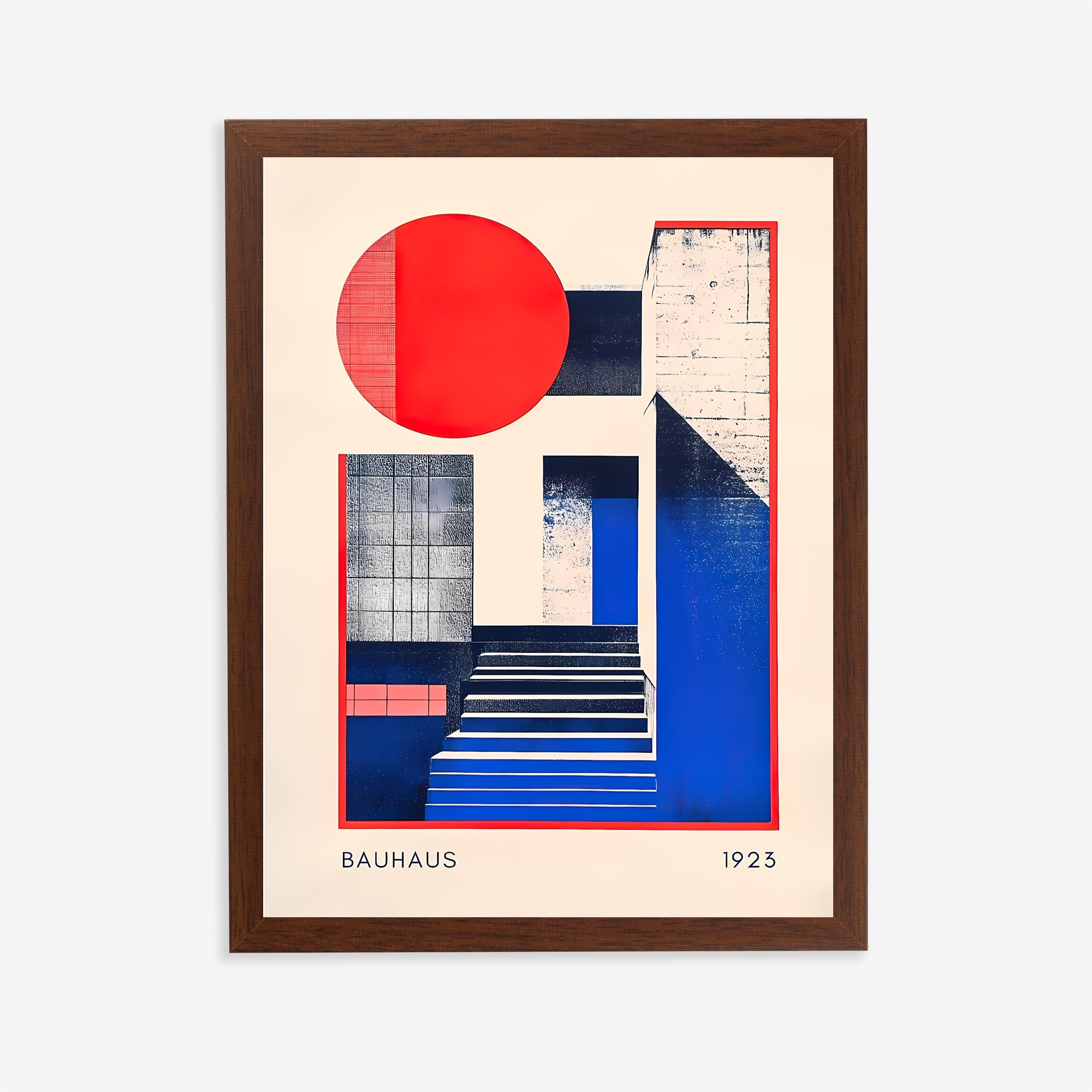 Lámina de arte abstracto Bauhaus de los años 20