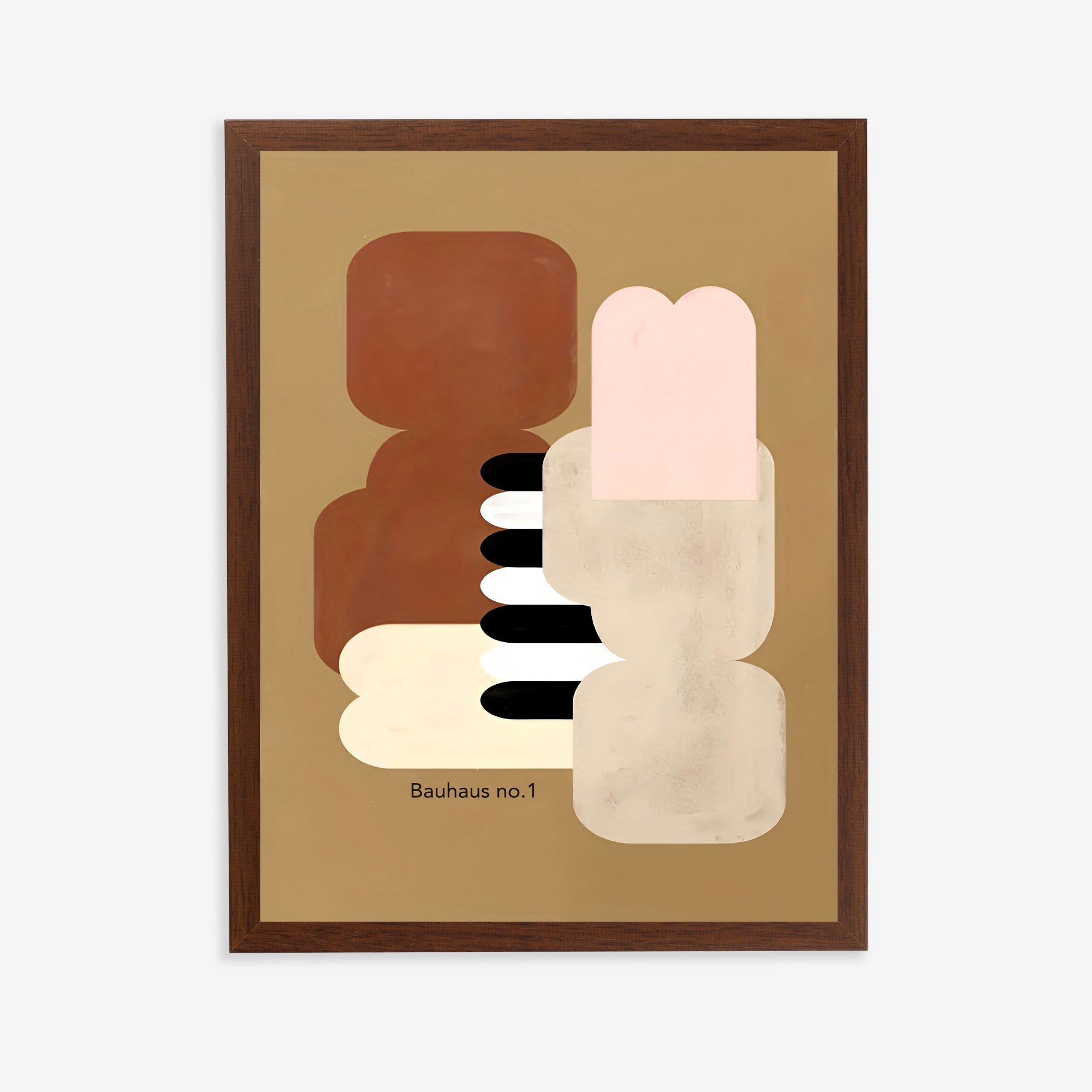 Lámina de arte abstracto Bauhaus