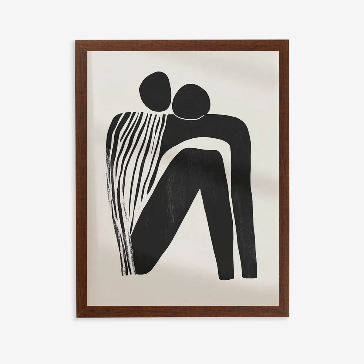 Lámina minimalista de figura abstracta