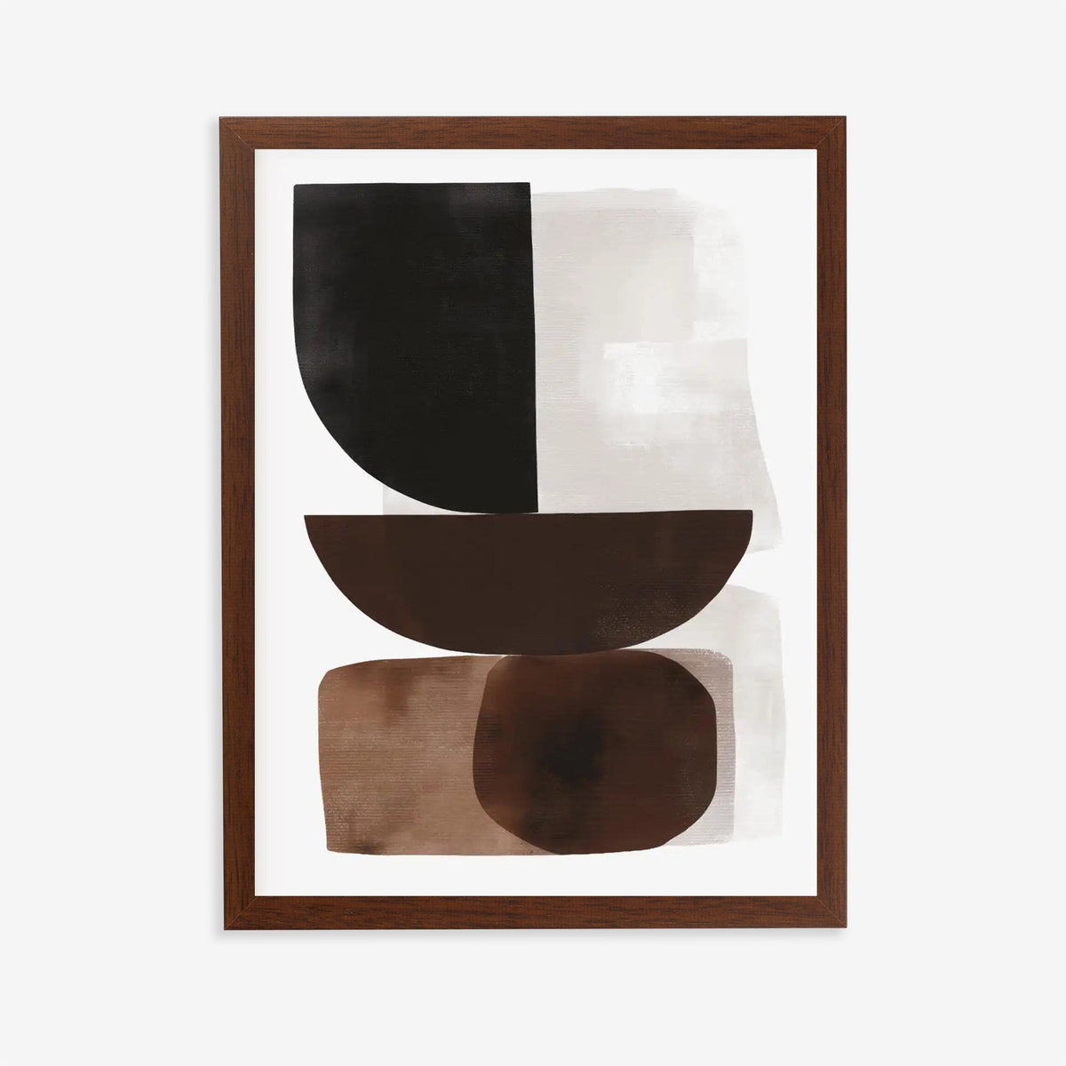 Arte abstracto de pared en tonos neutros