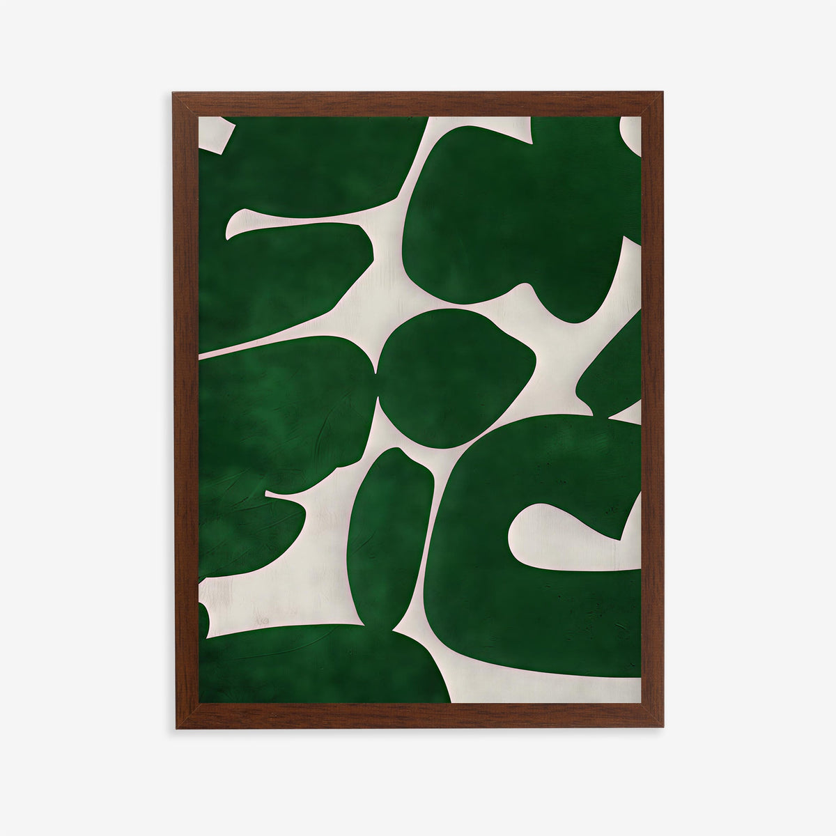 Lámina de arte abstracto verde