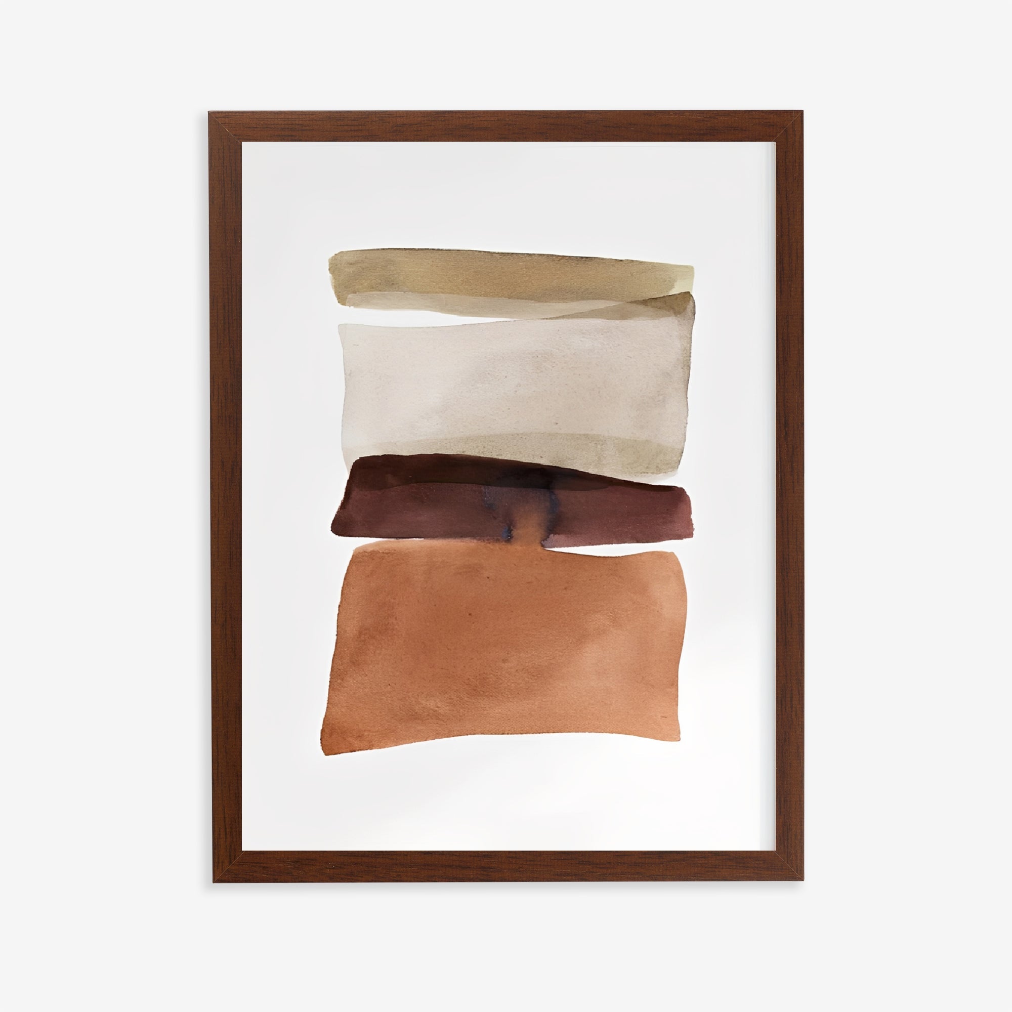 Lámina de arte abstracto en tonos neutros