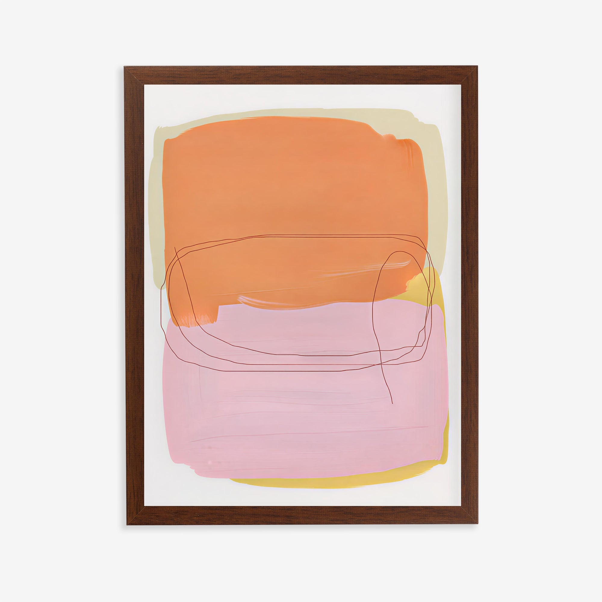 Lámina de arte abstracto minimalista