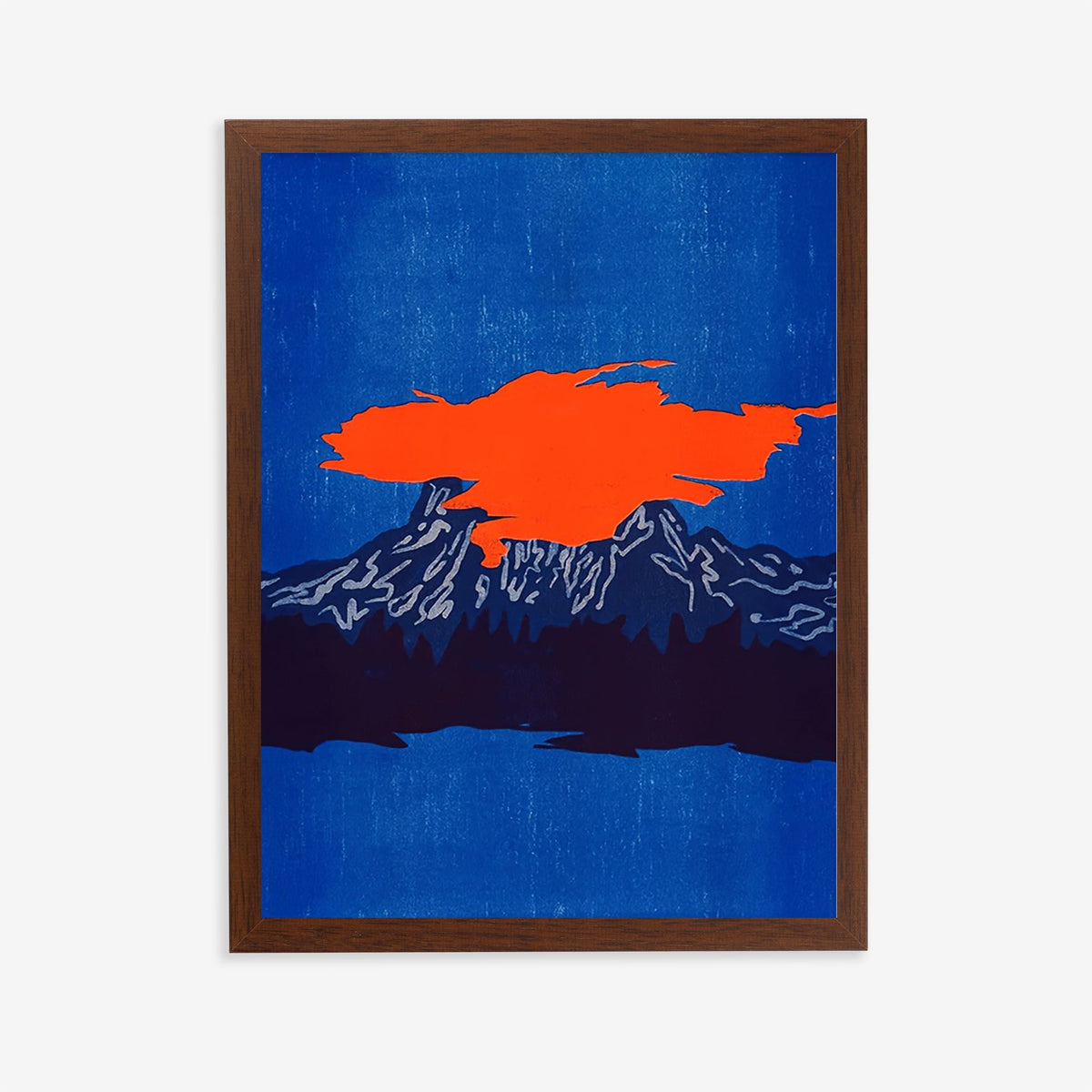 Lámina de paisaje abstracto