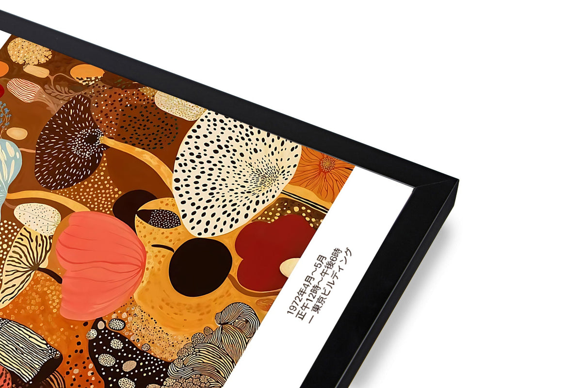 Póster inspirado en Yayoi Kusama