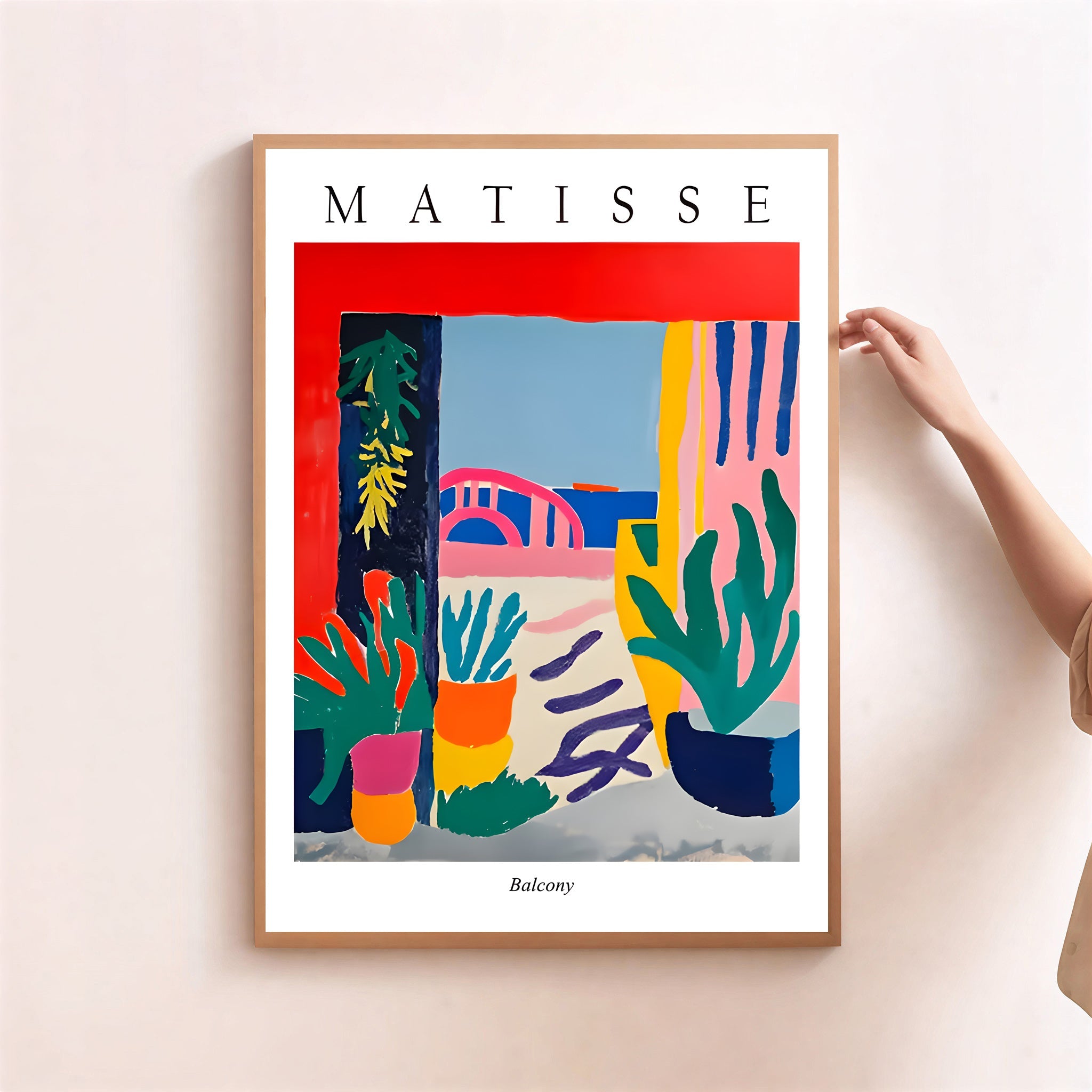 Obra de plantas de interior inspirada en Henri Matisse
