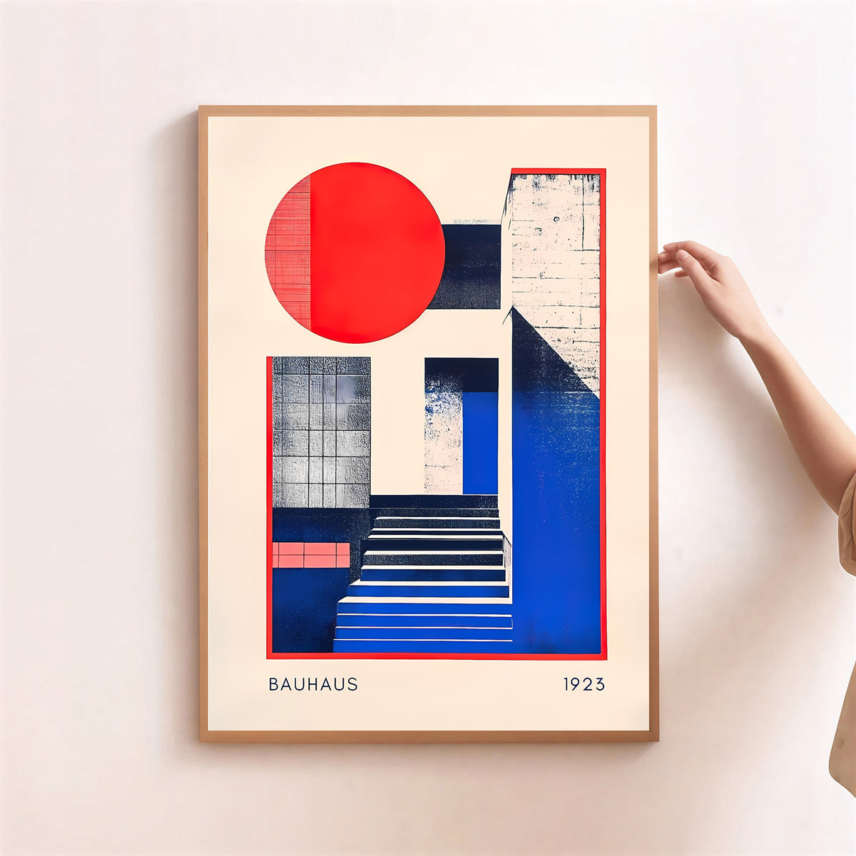 Lámina de arte abstracto Bauhaus de los años 20