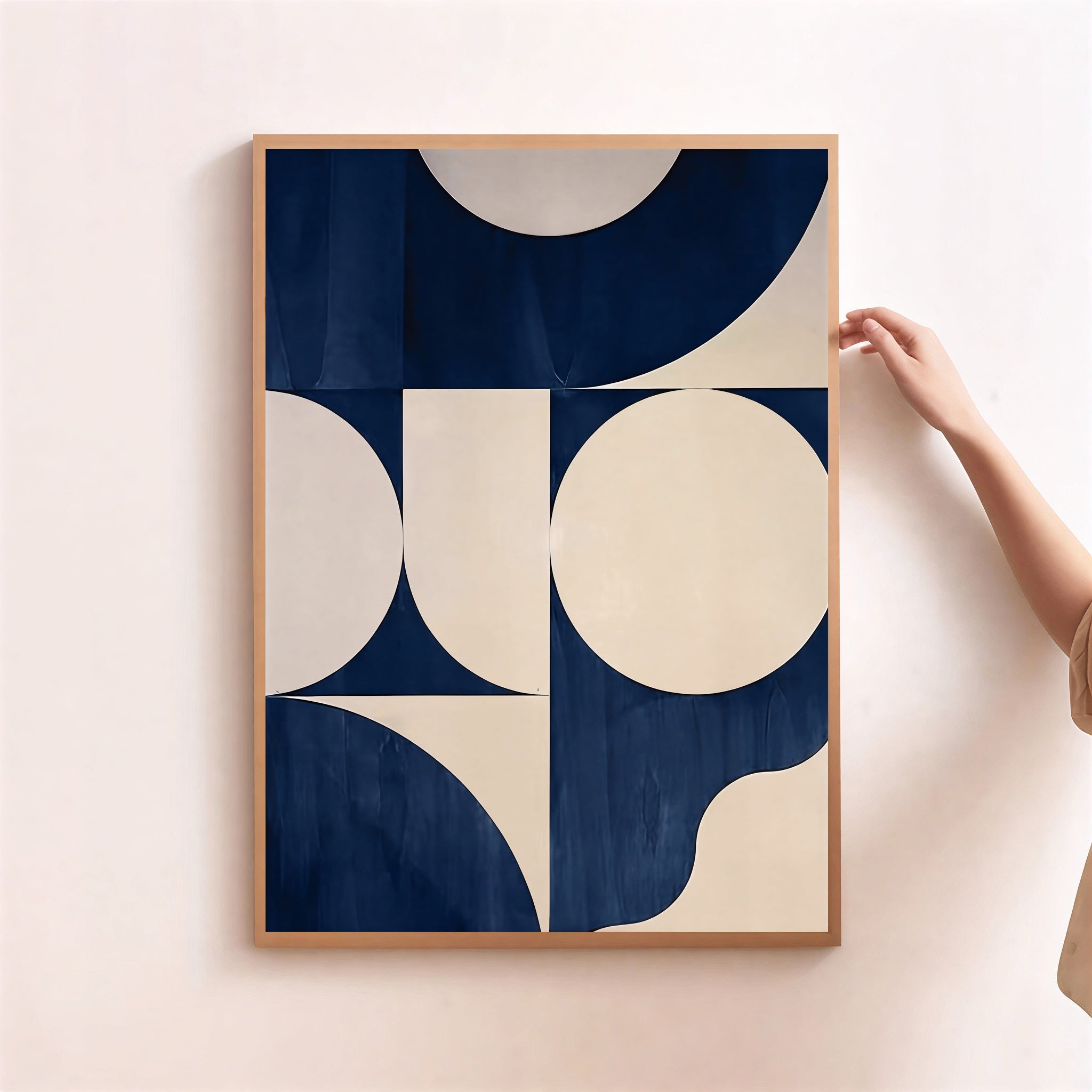Lámina de arte abstracto geométrico moderno