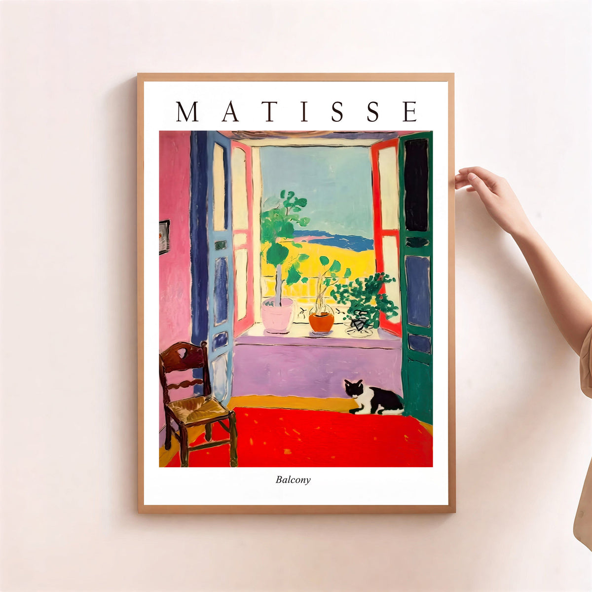 Lámina de balcón al estilo Matisse
