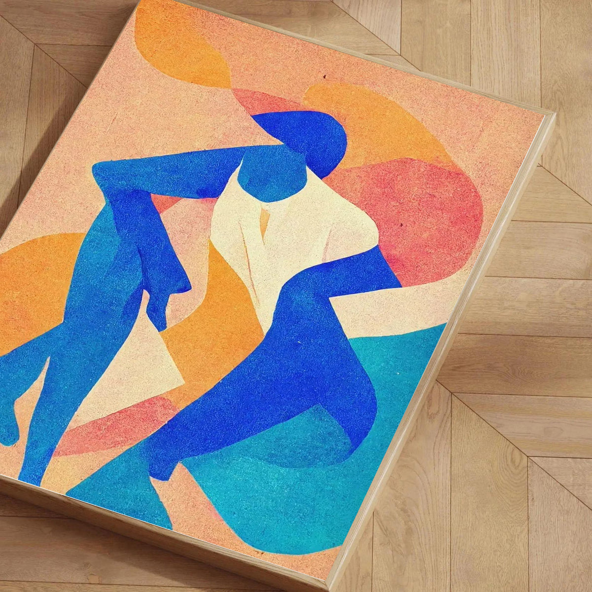 Lámina de arte figurativo abstracto moderno