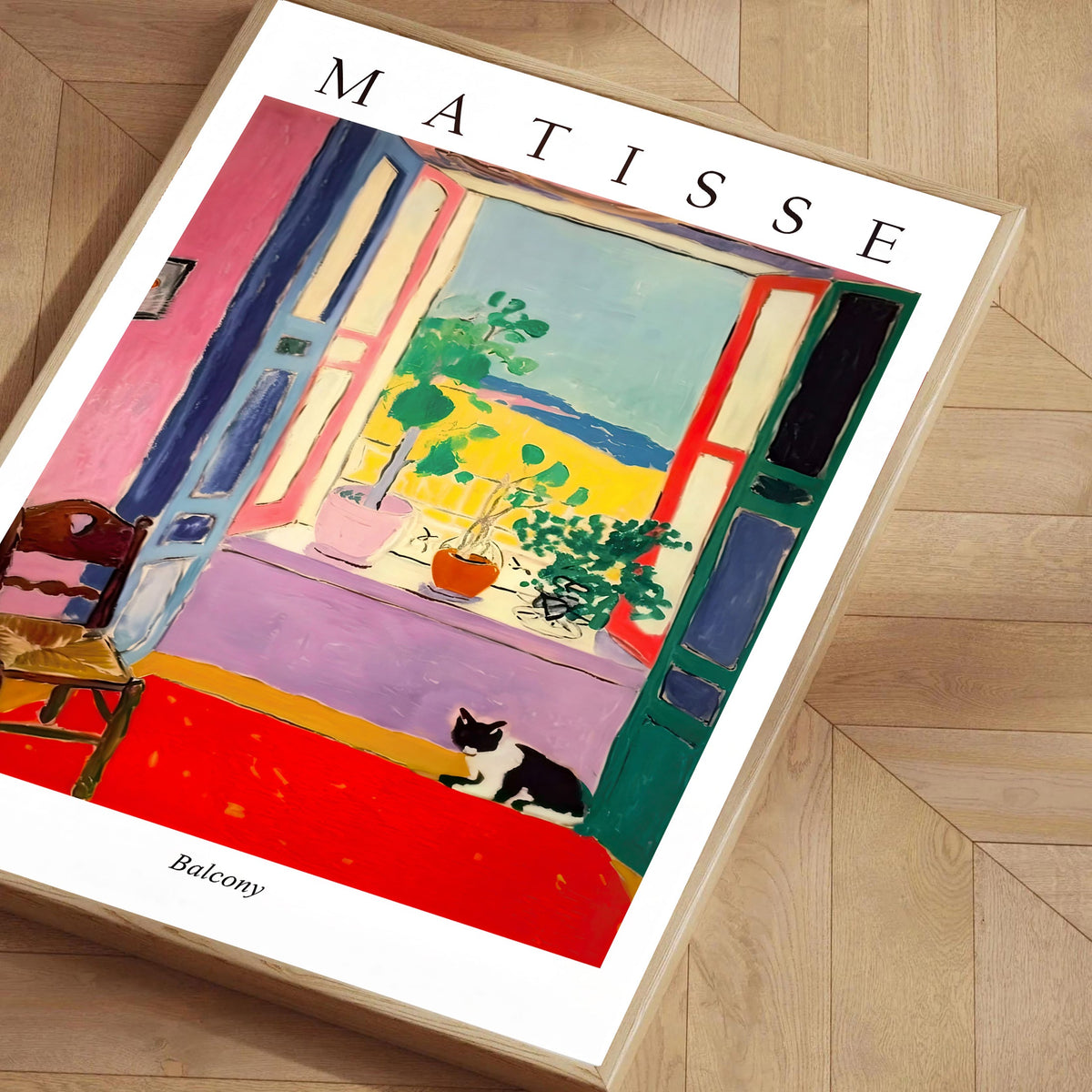 Lámina de balcón al estilo Matisse