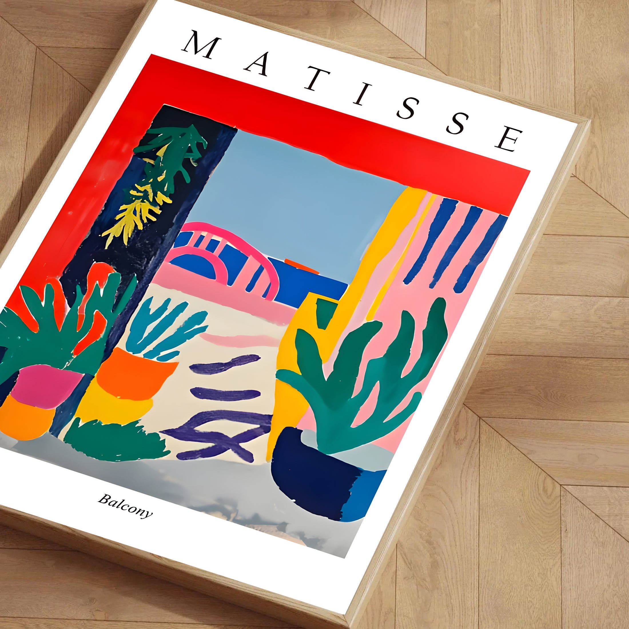Obra de plantas de interior inspirada en Henri Matisse