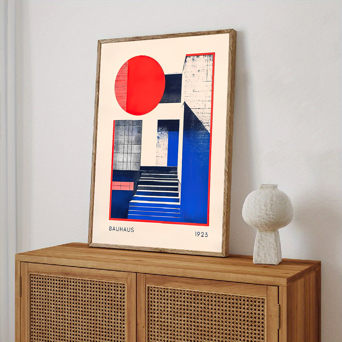 Lámina de arte abstracto Bauhaus de los años 20