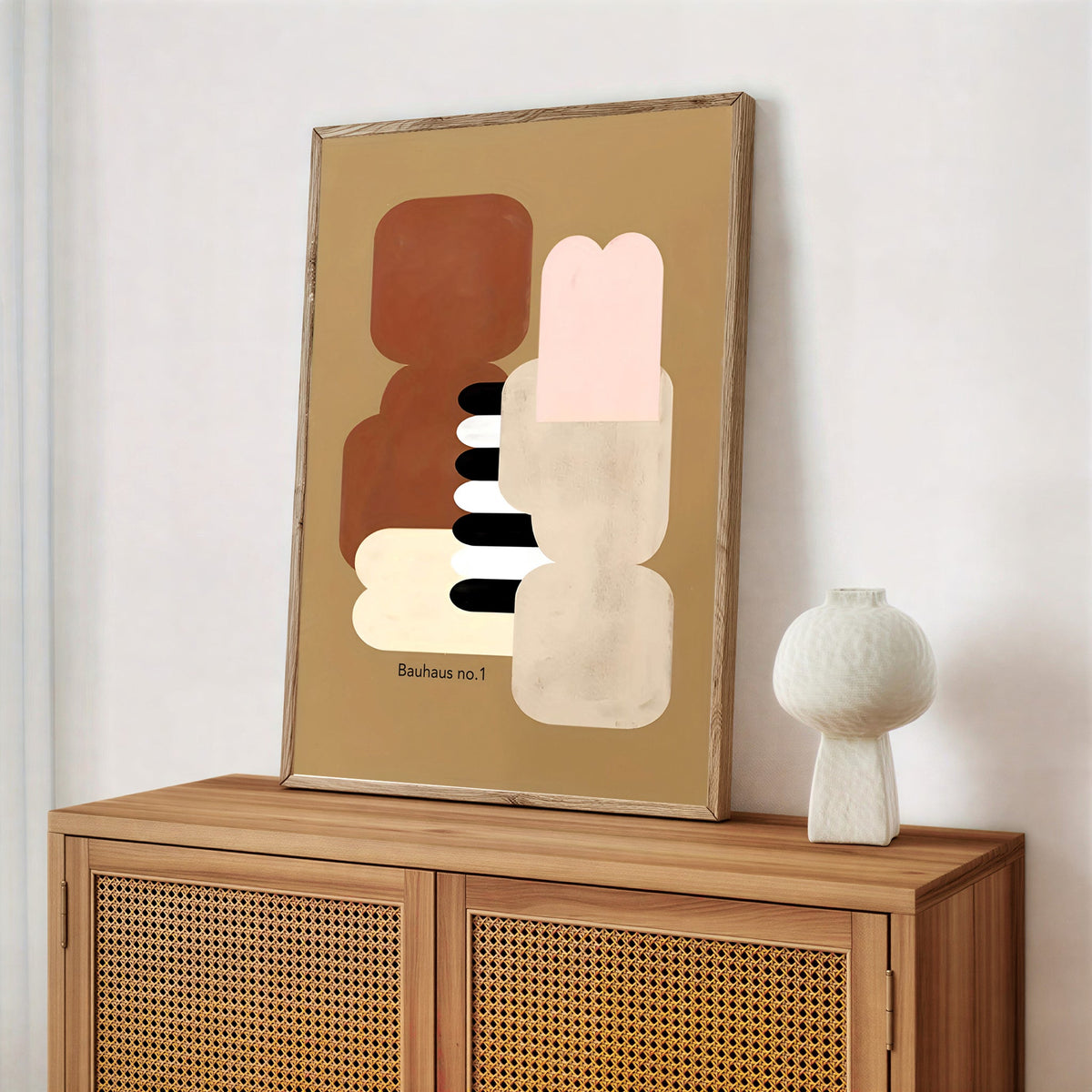 Lámina de arte abstracto Bauhaus