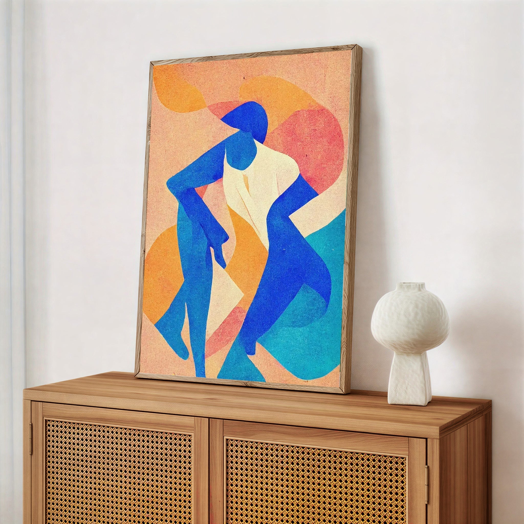 Lámina de arte figurativo abstracto moderno