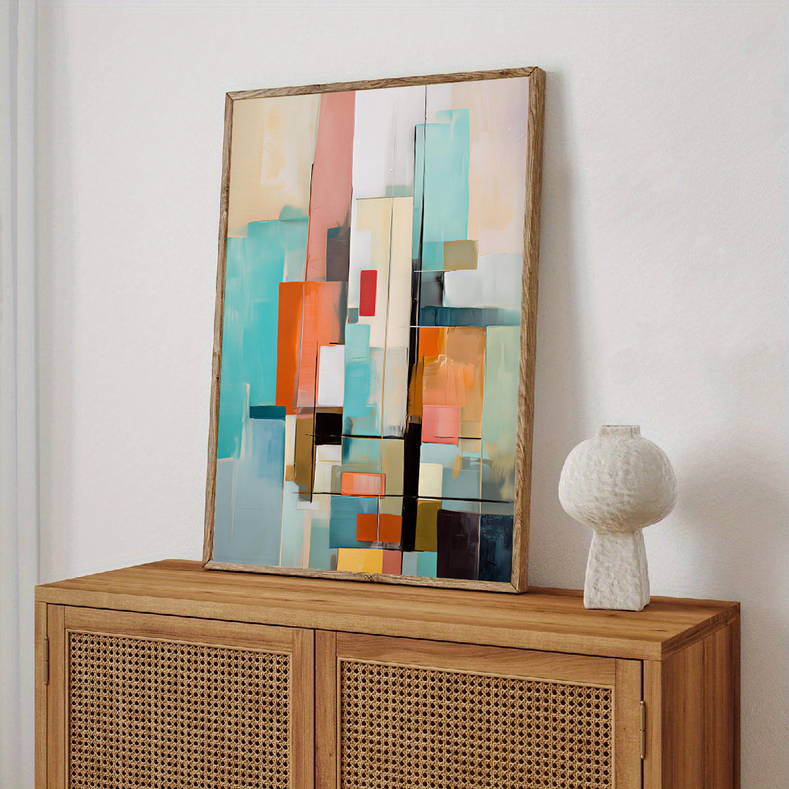 Lámina de arte abstracto geométrico