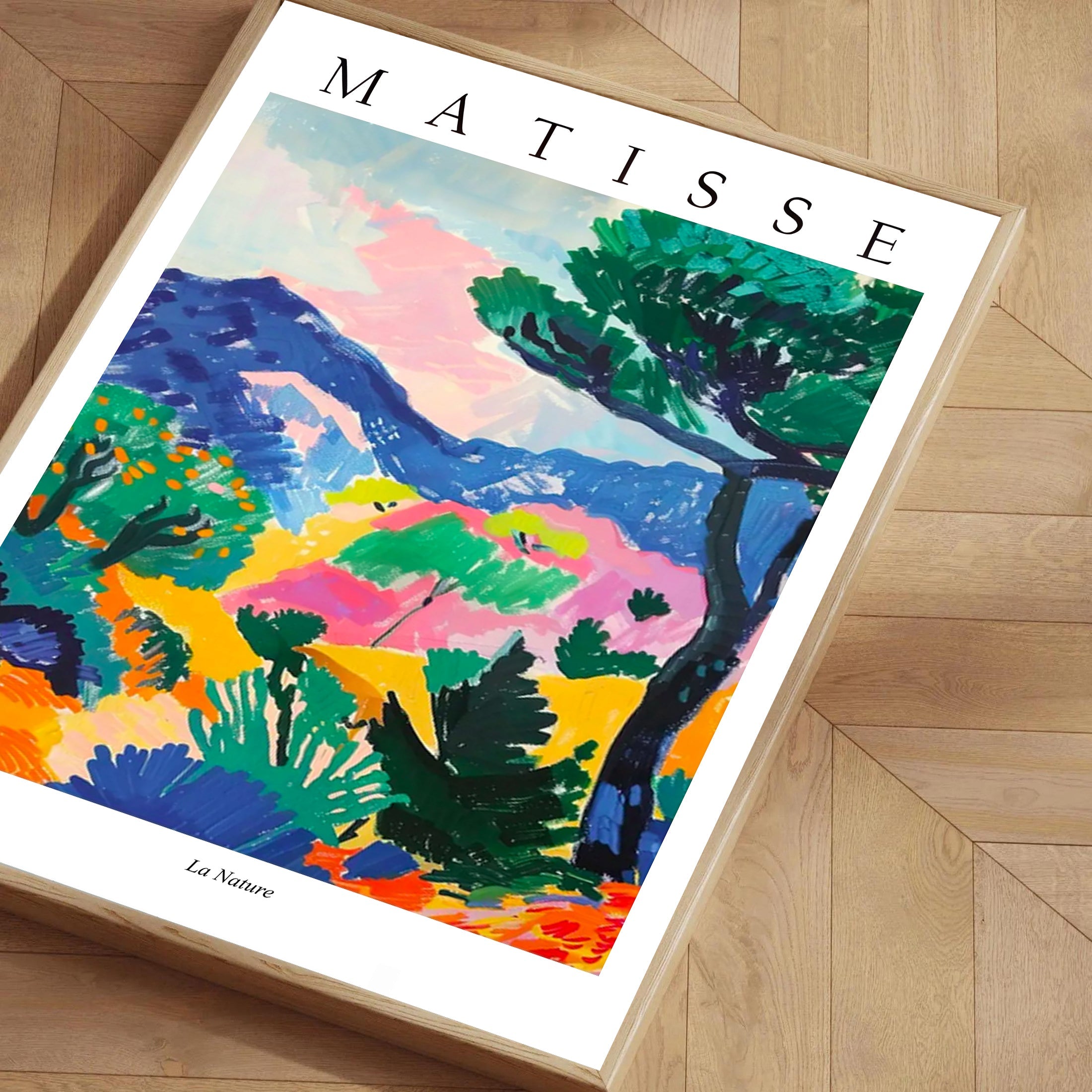 Lámina de paisaje inspirada en Matisse