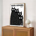 Láminas de gatos Yayoi Kusama
