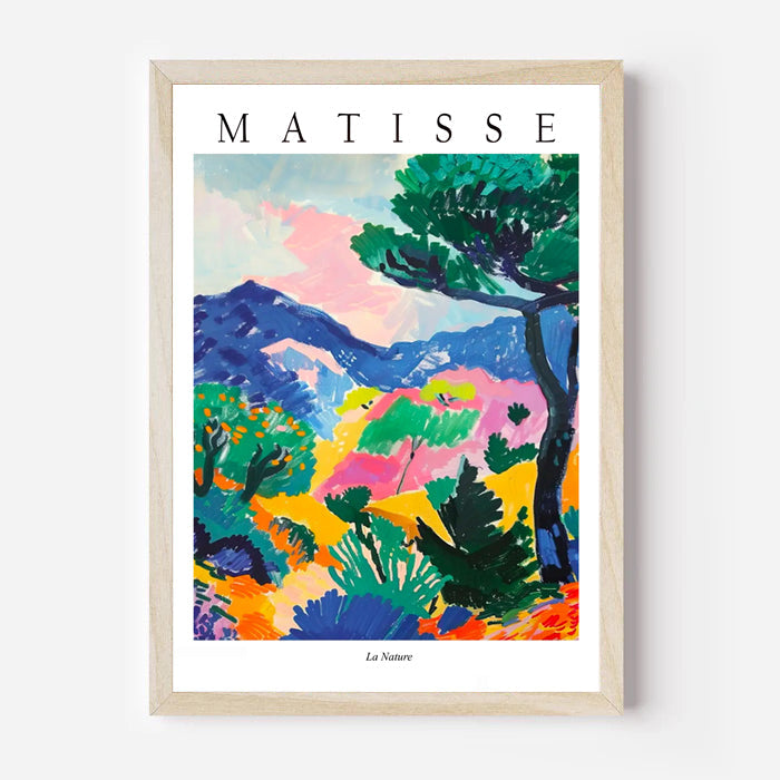 Lámina de paisaje inspirada en Matisse