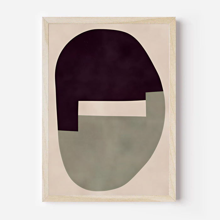 Lámina de arte abstracto minimalista