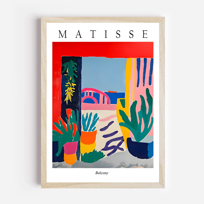 Obra de plantas de interior inspirada en Henri Matisse