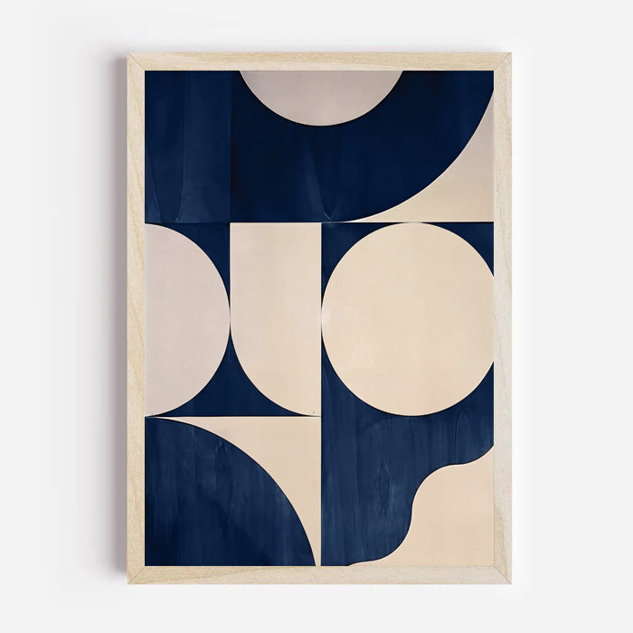 Lámina de arte abstracto geométrico moderno