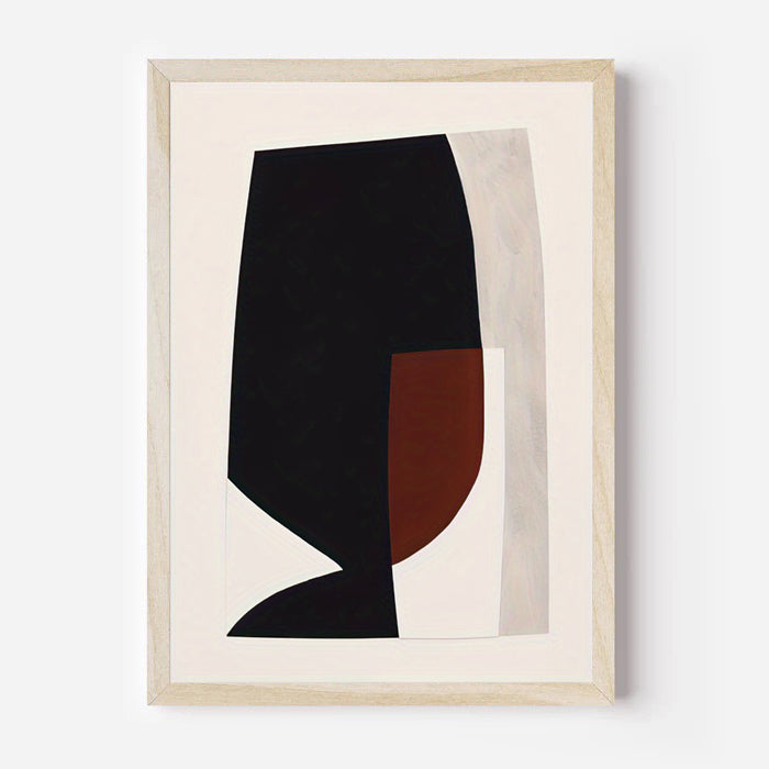 Lámina de arte geométrico abstracto minimalista