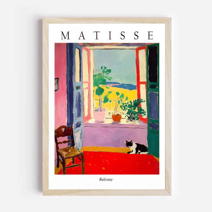 Lámina de balcón al estilo Matisse