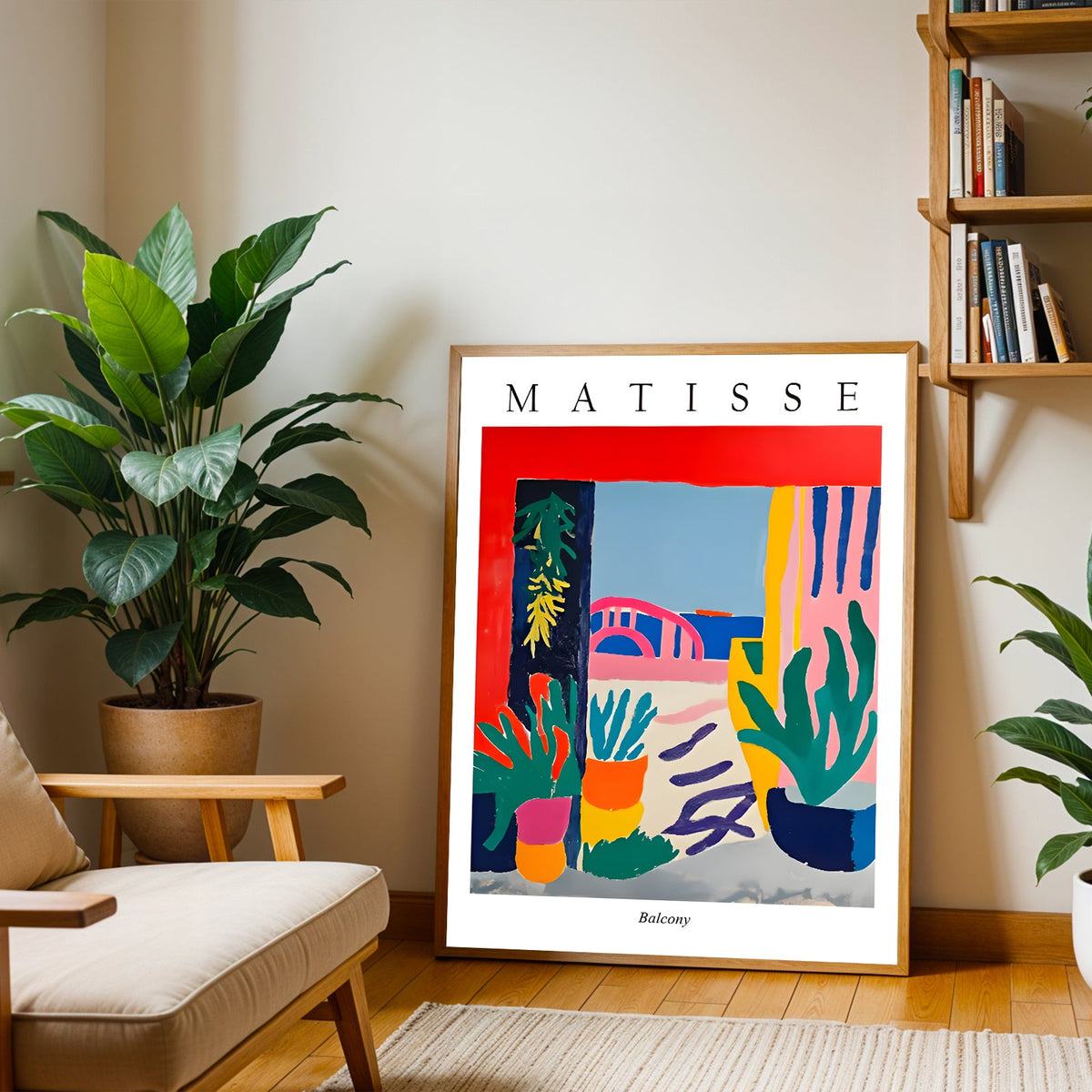 Obra de plantas de interior inspirada en Henri Matisse