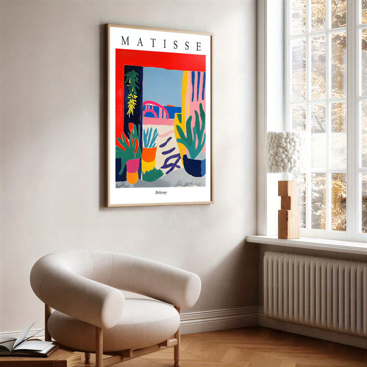 Obra de plantas de interior inspirada en Henri Matisse