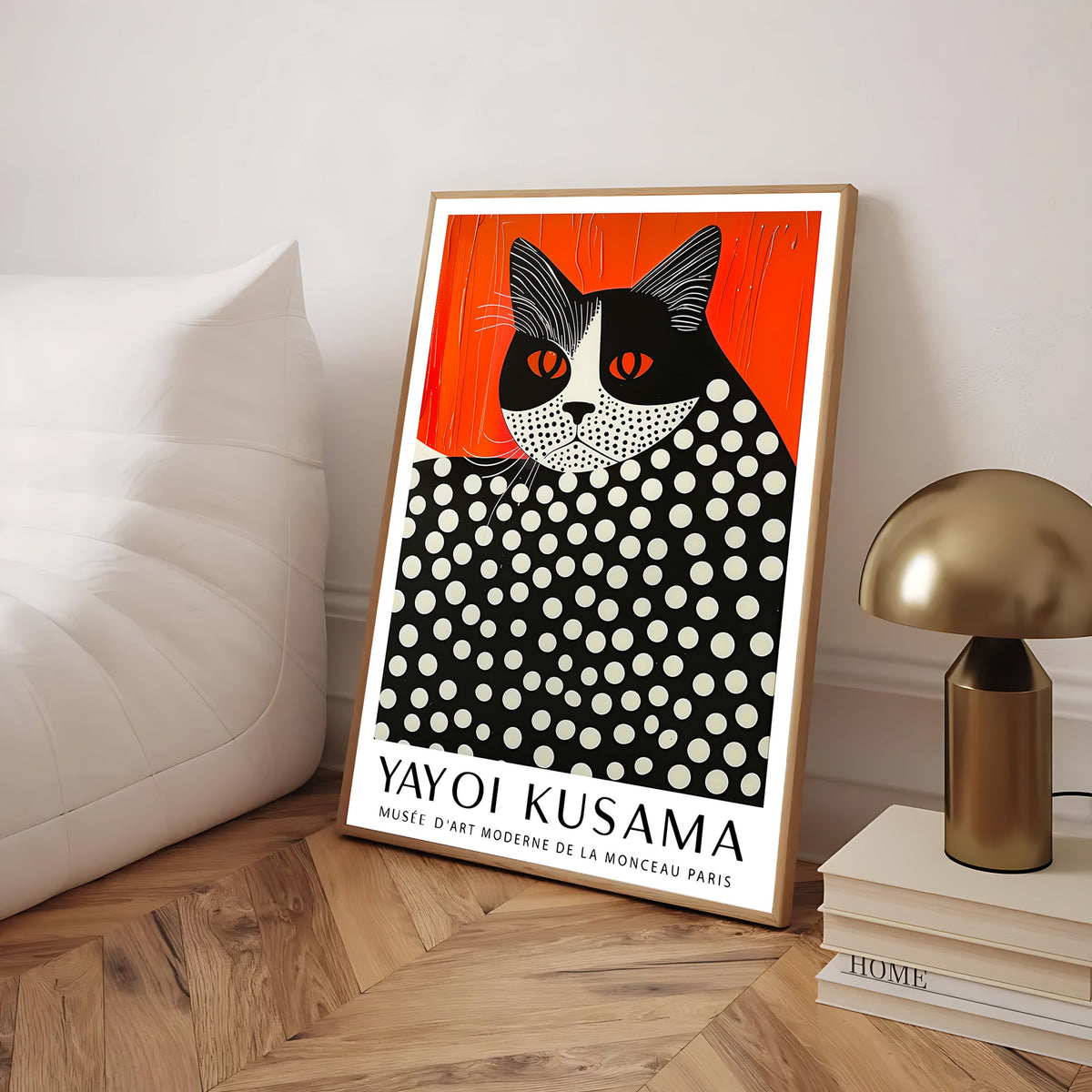 Lámina de gato con lunares