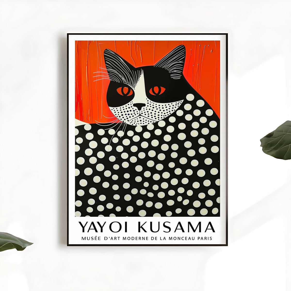 Lámina de gato con lunares