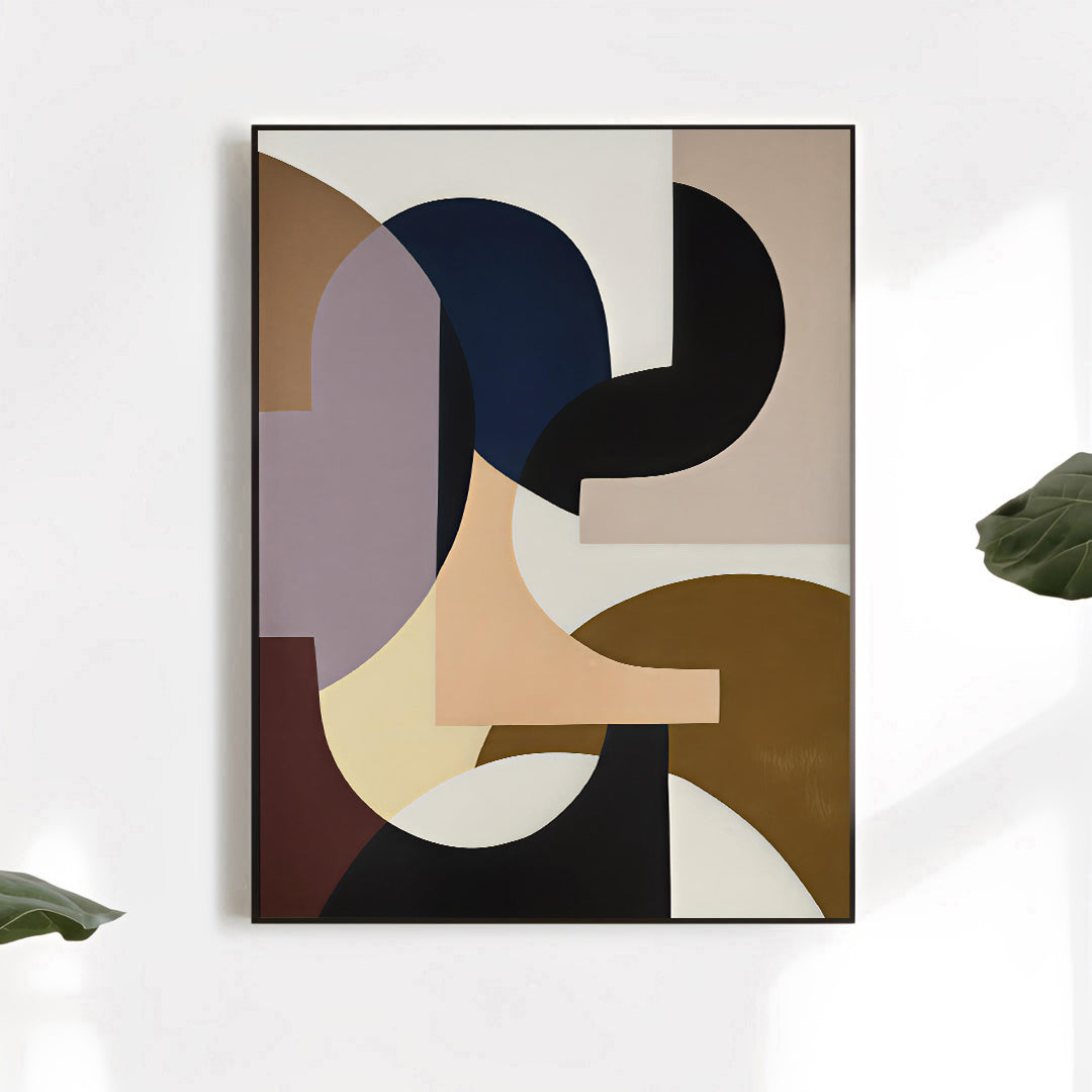 Lámina de formas geométricas abstractas
