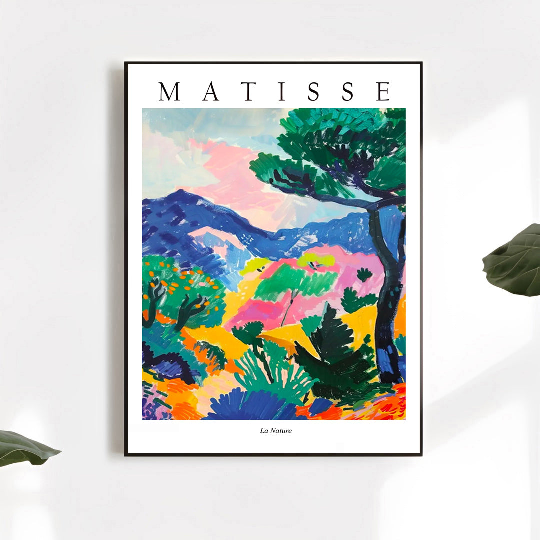 Lámina de paisaje inspirada en Matisse