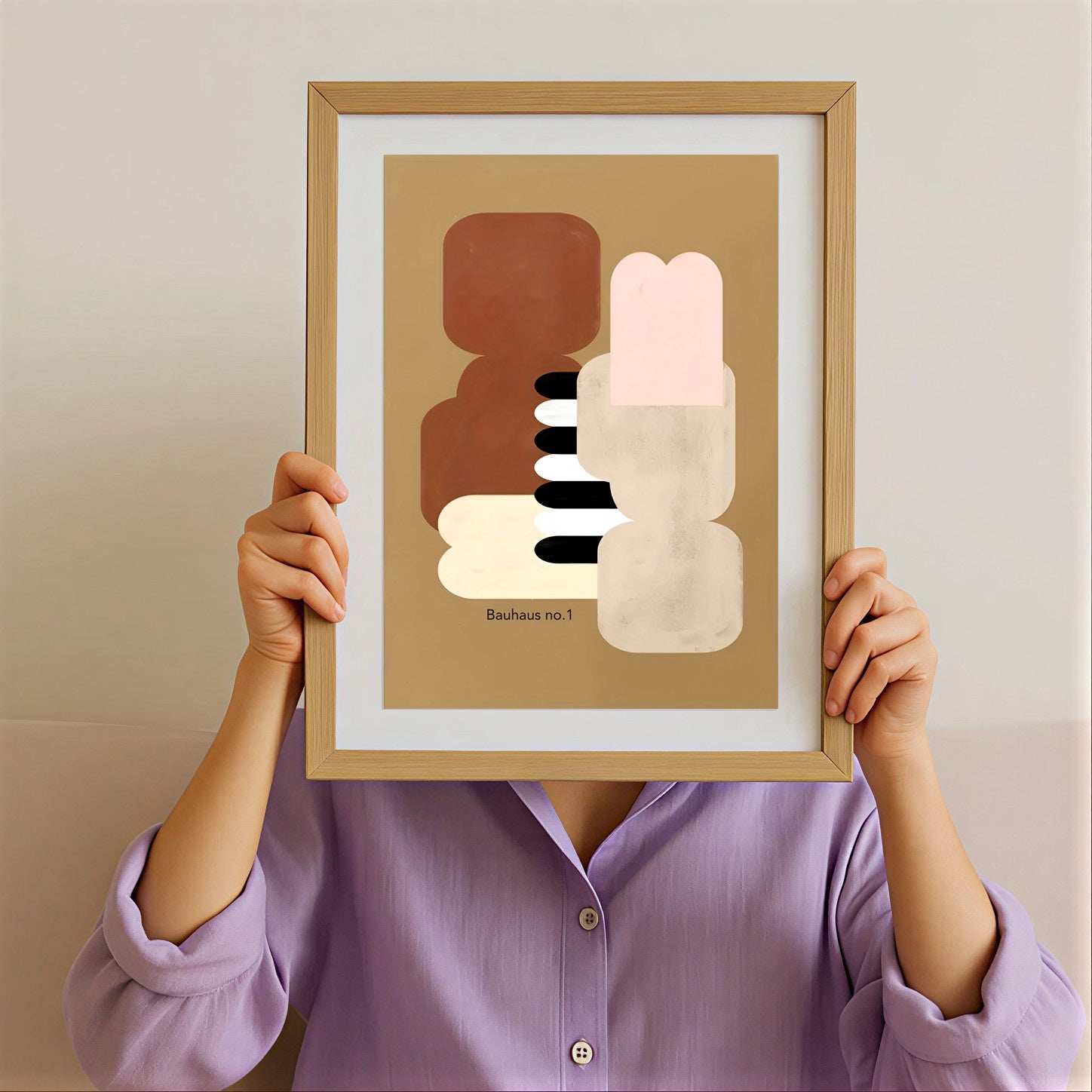 Lámina de arte abstracto Bauhaus