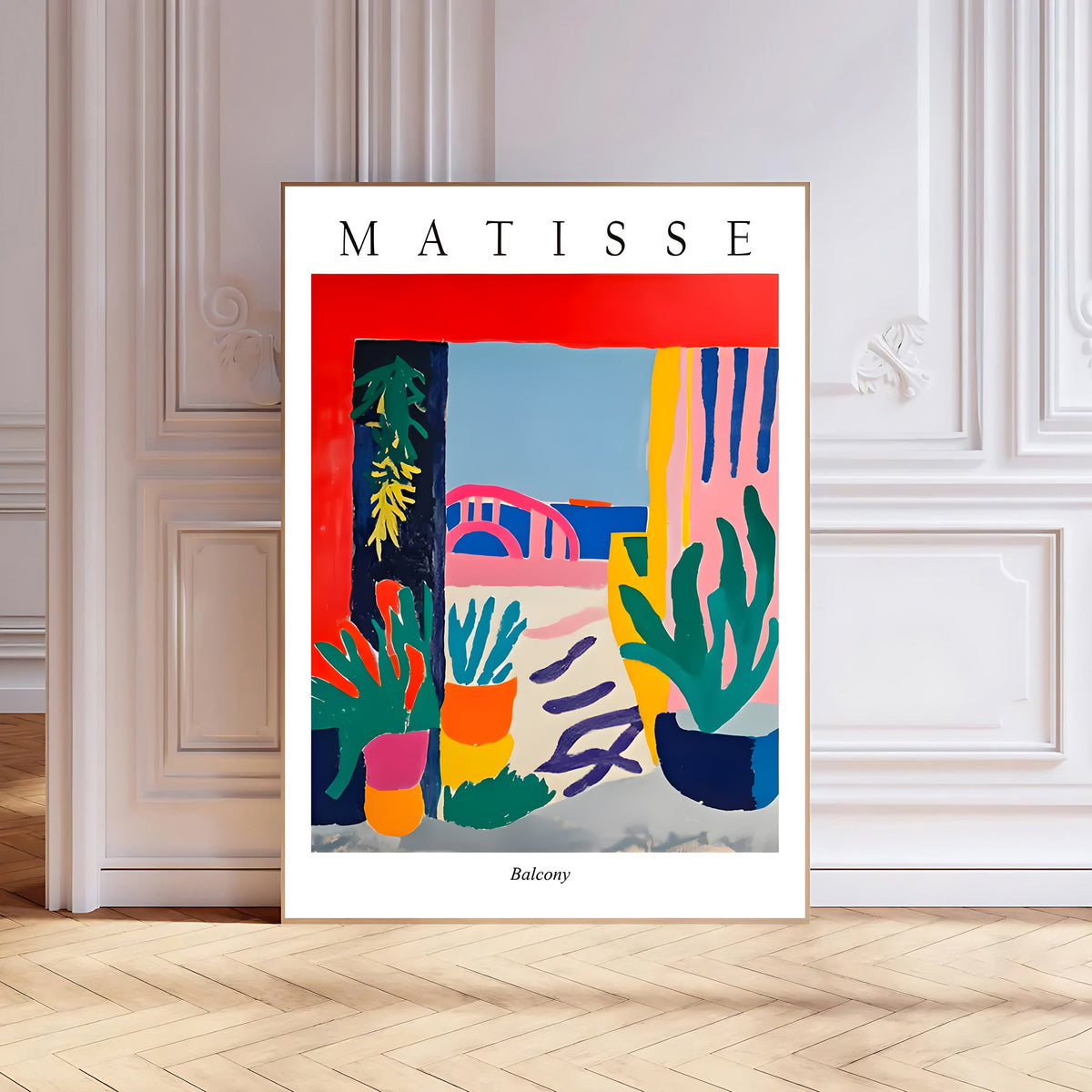 Obra de plantas de interior inspirada en Henri Matisse