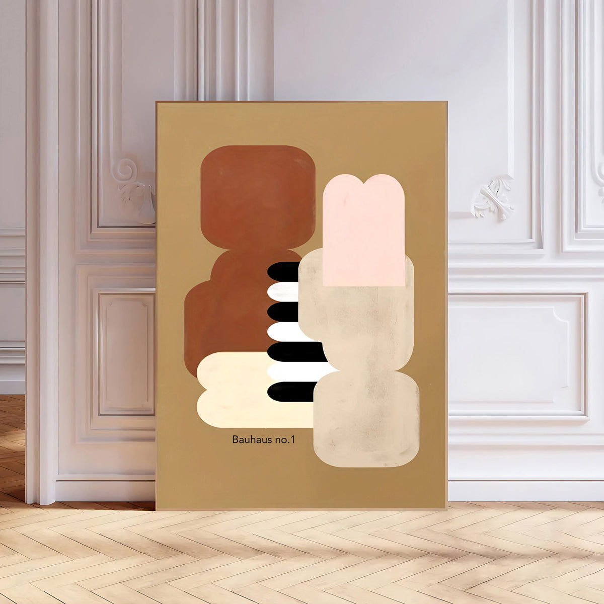 Lámina de arte abstracto Bauhaus