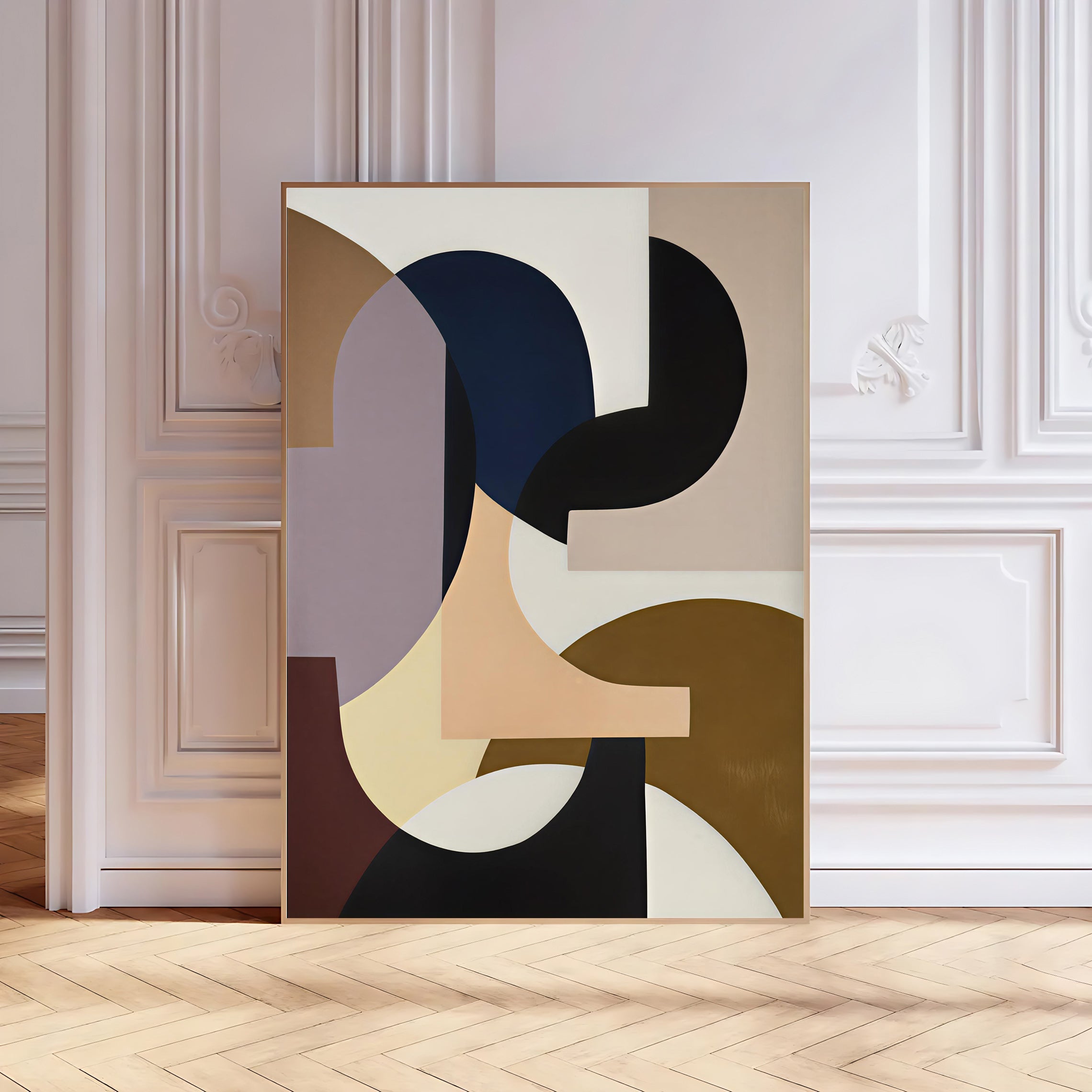 Lámina de formas geométricas abstractas