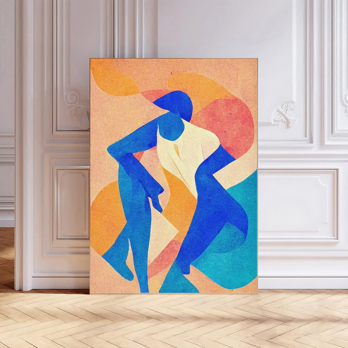 Lámina de arte figurativo abstracto moderno