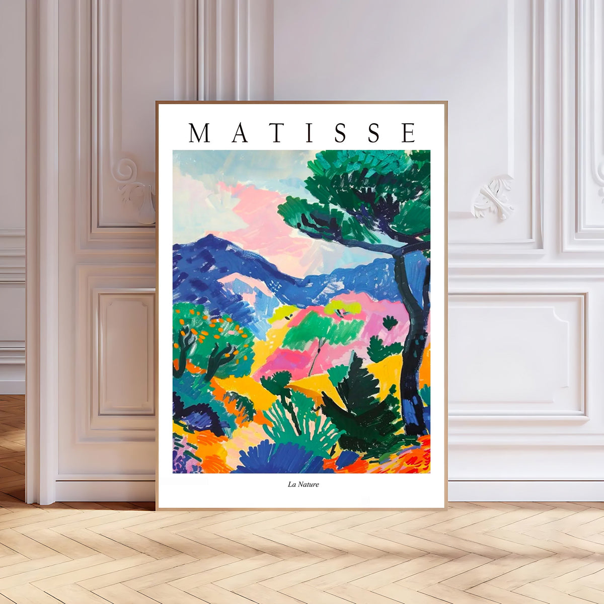 Lámina de paisaje inspirada en Matisse