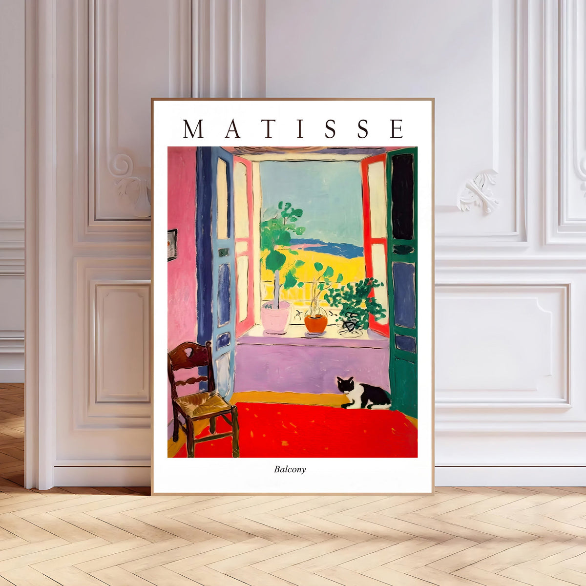 Lámina de balcón al estilo Matisse