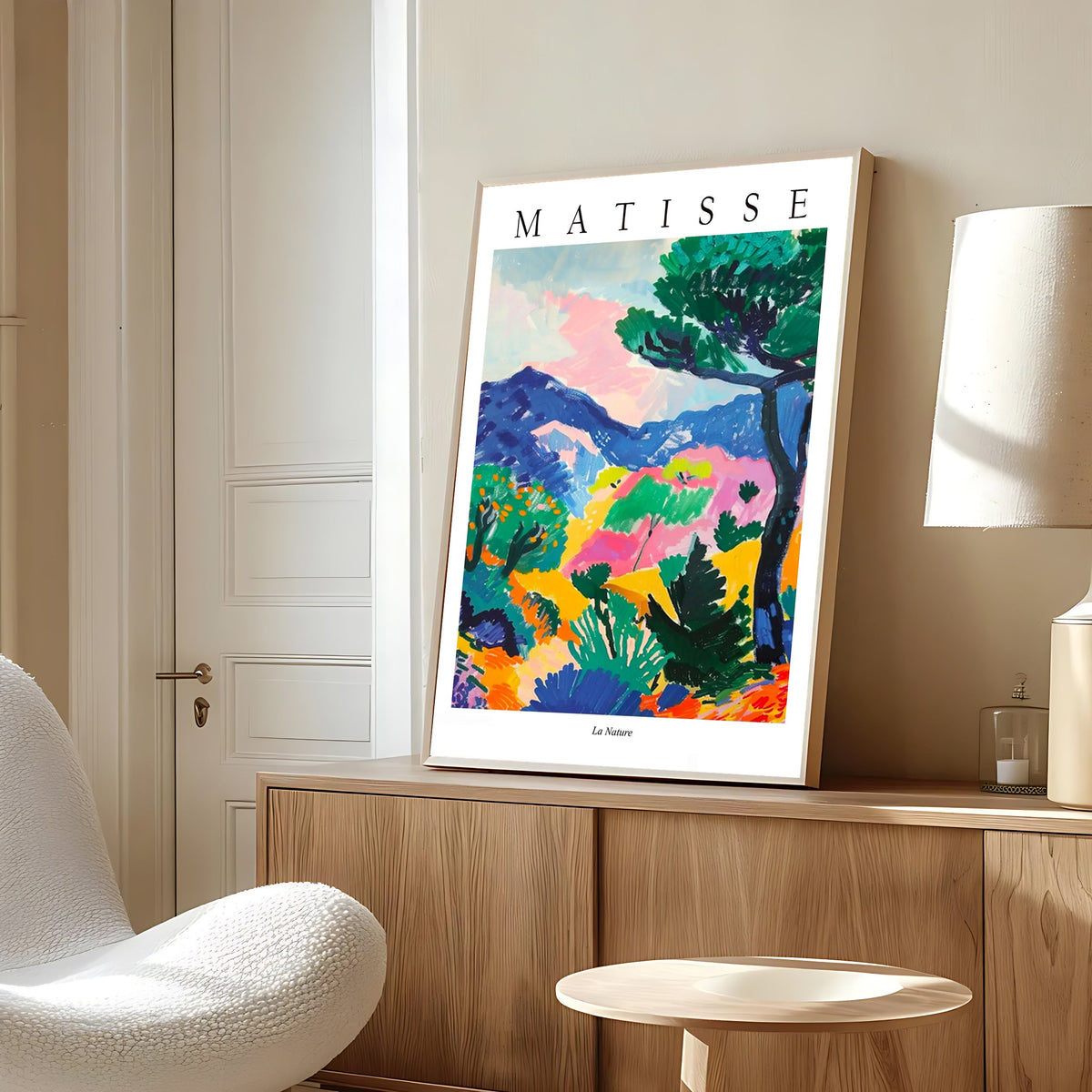 Lámina de paisaje inspirada en Matisse