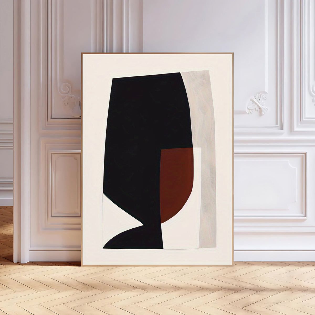 Lámina de arte geométrico abstracto minimalista