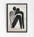 Lámina minimalista de figura abstracta